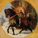 Albrecht I:s landskap på Semmering 1292 - Karl von Blaas — visat i en interiör