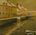 Canal i Bruges på vintern - Henri Le Sidaner — vy av konstverket