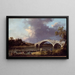 Vue du pont de Walton - Canaletto — inramlat konstverk på väggen