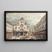 Campo San Giacomo di Rialto Venise - Canaletto — inramlat konstverk på väggen