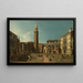 Campo Sant'Angelo Venise - Canaletto — inramlat konstverk på väggen