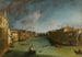 Grand Canal från Palazzo Balbi mot Rialto - Canaletto — vy av konstverket