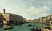 Le Grand Canal sett från Rialto-bron - Canaletto — vy av konstverket