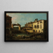 Dolo-slussen - Canaletto — inramlat konstverk på väggen