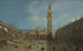 Piazza San Marco - Canaletto — vy av konstverket