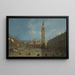 Piazza San Marco - Canaletto — inramlat konstverk på väggen