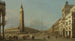Piazza San Marco sett mot söder och väster - Canaletto — vy av konstverket