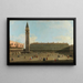 Place Saint-Marc, Venedig - Canaletto — inramlat konstverk på väggen