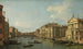 Le Grand Canal à Venise, vue vers le sud-est de San Stae aux Fabbriche Nuove de Rialto - Canaletto — vy av konstverket