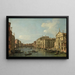 Le Grand Canal à Venise, vue vers le sud-est de San Stae aux Fabbriche Nuove de Rialto - Canaletto — inramlat konstverk på väggen