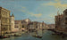 Le Grand Canal à Venise du Palazzo Flangini au Campo San Marcuola - Canaletto — vy av konstverket