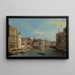 Le Grand Canal à Venise du Palazzo Flangini au Campo San Marcuola - Canaletto — inramlat konstverk på väggen