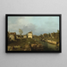 La Porta Portello, Padova - Canaletto — inramlat konstverk på väggen