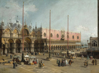 Canaletto - The Square of Saint MarksVenice.webp