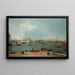 Venise le Bacino di San Marco från San Giorgio Maggiore - Canaletto — inramlat konstverk på väggen