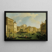 Venise, den stora kanalen i Palazzo Flangini vid San Marcuola - Canaletto — inramlat konstverk på väggen