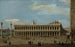 Venise la Piazzetta sett västerut med Libreria - Canaletto — vy av konstverket