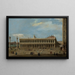 Venise la Piazzetta sett västerut med Libreria - Canaletto — inramlat konstverk på väggen
