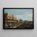 Venise la Riva degli Schiavoni - Canaletto — inramlat konstverk på väggen