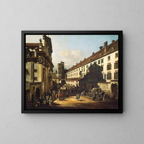 Dominikanska kyrkan i Wien - Canaletto — inramlat konstverk på väggen