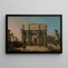 Vue de l'Arc de Constantin avec le Colisée - Canaletto — inramlat konstverk på väggen