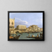 Vue de la Riva degli Schiavoni à Venise - Canaletto — inramlat konstverk på väggen