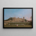 Château de Warwick - Canaletto — inramlat konstverk på väggen