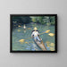 Reproduktion av målningen Canoë sur la rivière Yerres - Gustave Caillebotte