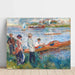 Reproduktion av målningen Canotiers à Chatou - Pierre-Auguste Renoir