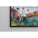Reproduktion av målningen Canotiers à Chatou - Pierre-Auguste Renoir