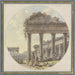 Caprice architectural Ruine de temple et figurines - Victor Jean Nicolle — visat i en interiör