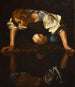 Narcisse - Le Caravage — vy av konstverket