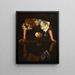 Narcisse - Le Caravage — inramlat konstverk på väggen