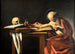 Sankt Hieronymus som skriver - Le Caravage — vy av konstverket
