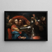 La capture du Christ - Le Caravage — inramlat konstverk på väggen