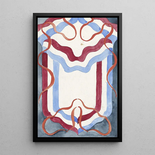 Carel Adolph Lion Cachet - Decoratief ontwerp met letter W.webp