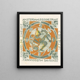 Carel Adolph Lion Cachet - Omslag van muziekstuk t Koningskind.webp