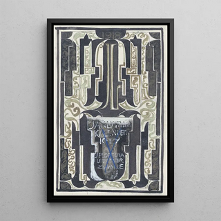 Carel Adolph Lion Cachet - Ontwerp voor Jan Ligthart kalender voor 1918.webp