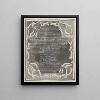 Carel Adolph Lion Cachet - Ornamentaal ontwerp met namen van bedrijven.webp