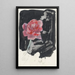 Reproduktion av målningen Rose rouge - Carel Adolph Lion Cachet