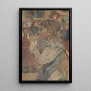 Carel Adolph Lion Cachet - Zittend meisje achter schoolbank.webp