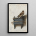 Reproduktion av målningen Le Chardonneret - Carel Fabritius