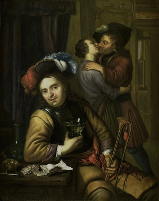 Carel de Moor II - Soldier Scene.webp