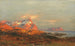Solnedgång över Lofoten - Carl August Heinrich Ferdinand Oesterley — vy av konstverket