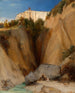 Vue du monastère de Santa Scolastica près de Subiaco - Carl Blechen — vy av konstverket