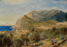 Vue sur le Monte Castiglione à Capri - Carl Blechen — vy av konstverket