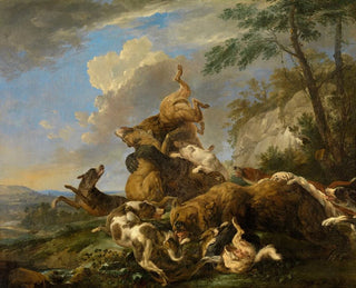 Carl Borromus Andreas Ruthart - Bear Hunt.webp