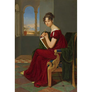 Carl Christian Vogel von Vogelstein - Junge Dame Mit Zeichengert Girl With a Drawing Instrument The Countess Thekla Ludolf.webp