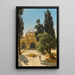 Reproduktion av målningen La moskéen Al-Aqsa Jerusalem - Carl Cowen Schirm