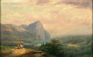 Carl Franz Emanuel Haunold - Der Mondsee mit der Drachenwand in Obersterreich.webp